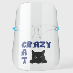 Crazy Cat Face Shield