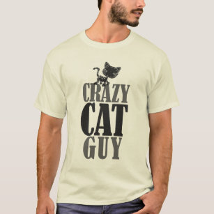 crazy cat guy shirt