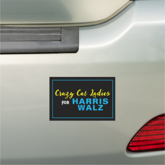 Crazy Cat Ladies For HARRIS WALZ Car Magnet