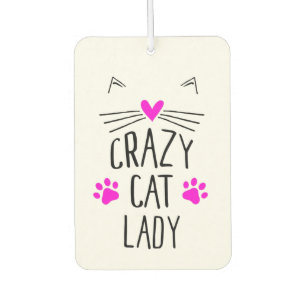 Crazy Cat Lady Air Freshener