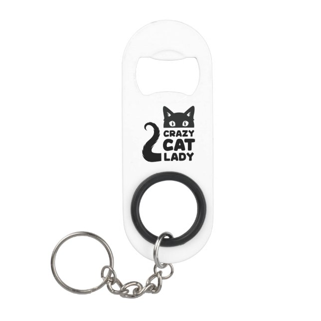 Crazy Cat Lady Bottle Opener (Front)