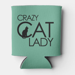 Crazy Cat Lady Can Cooler