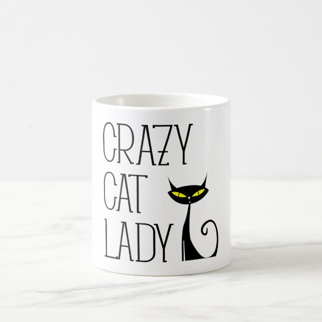 CRAZY CAT LADY COFFEE MUG (Center)