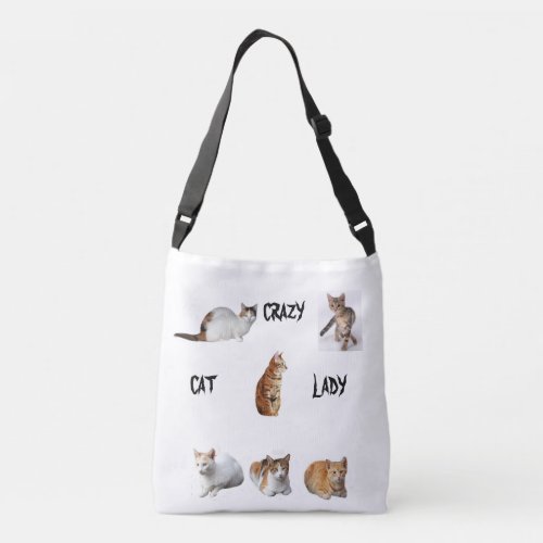 Crazy Cat Lady Crossbody Bag