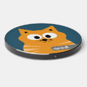 Crazy Cat Lady - Cute Drawing - Custom Script Name Wireless Charger (Front 2)