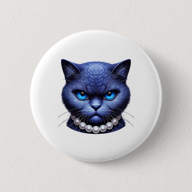 Crazy Cat Lady Election 2024 Button (Front)