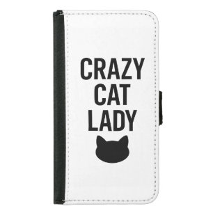 Crazy Cat Lady – Funny Cat Lover Gift Samsung Galaxy S5 Wallet Case