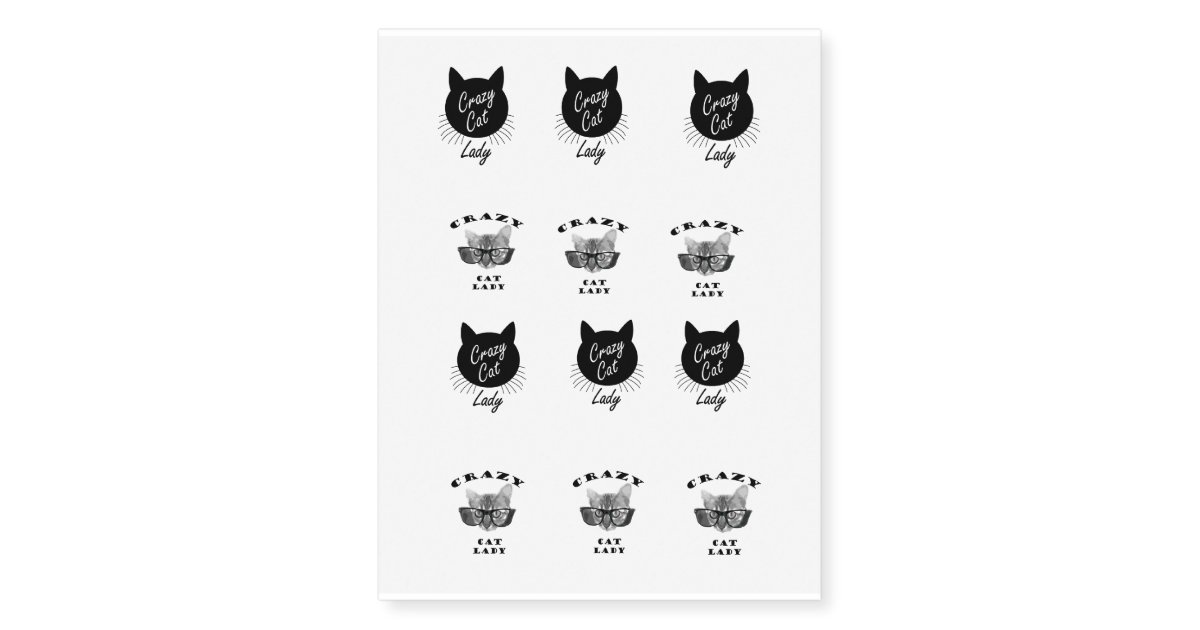 cat temporary tattoos zazzle cat temporary tattoos zazzle