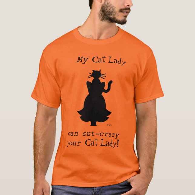 Crazy Cat Lady Husband Tee (Front)