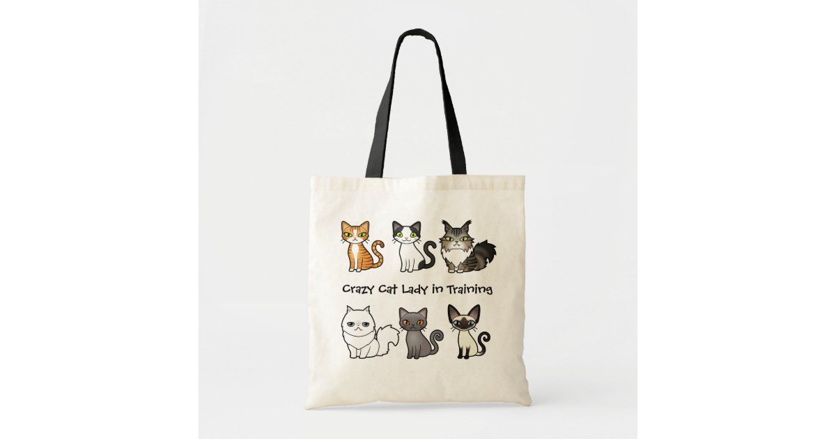 Eco-Friendly Kissing-Cat Designer Casual Tote Bag For Women On