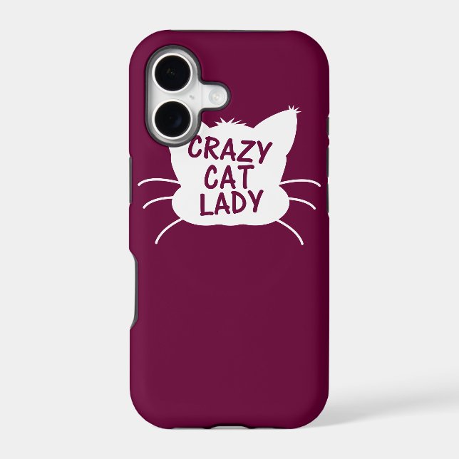 Crazy Cat Lady Iphone Case (Back)