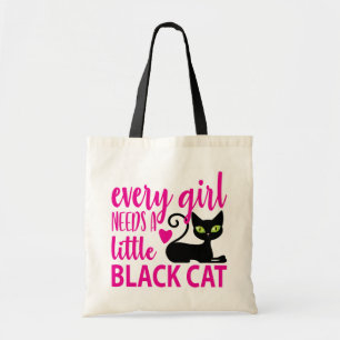 Crazy Cat Lady Kitty Lover Halloween Black Cat Mom Tote Bag
