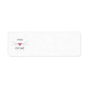 Crazy Cat Lady Label