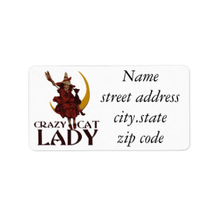 Crazy Cat Lady Label