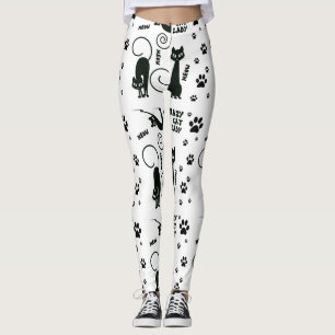 crazy cat lady Leggings