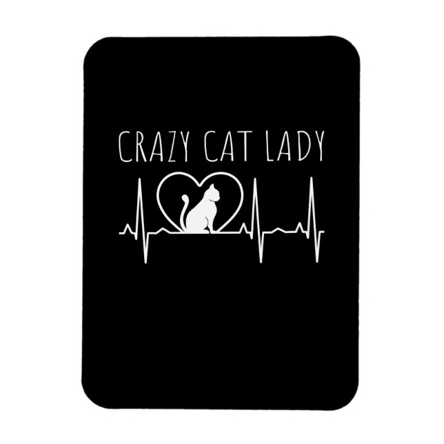 Crazy Cat Lady Magnet (Vertical)