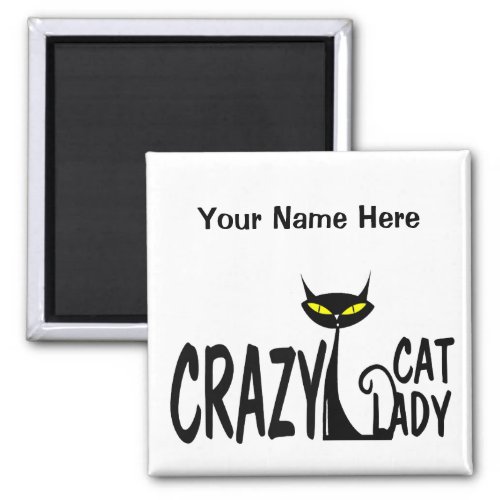 Crazy Cat Lady Magnet