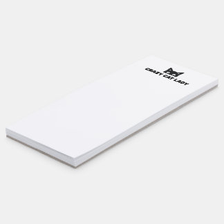 Crazy Cat Lady Magnetic Notepad