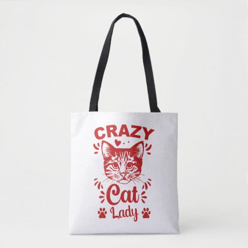 Crazy cat lady Meme Gifts for Cat Lovers Tote Bag