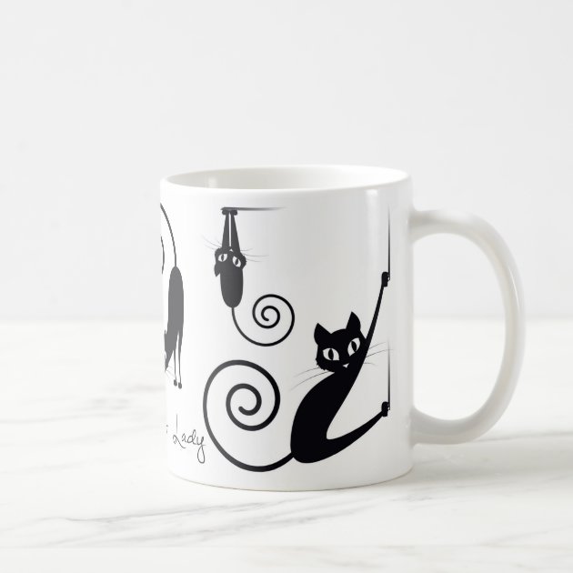 Tazza Da Caffè In Ceramica Mug-Tastic Crazy Cat Mum | 313ml | Regalo Umoristico