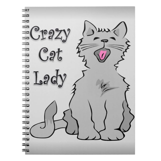 Crazy Cat Lady Notebook (Front)
