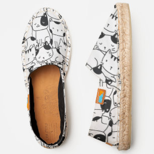 Crazy Cat Lady Pattern Espadrilles