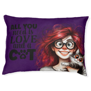 Crazy Cat Lady  Pet Bed