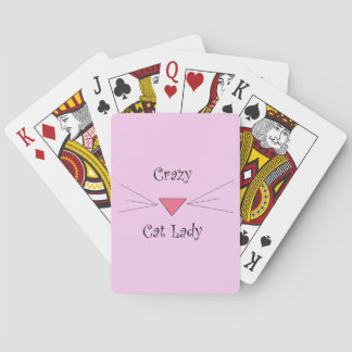 Crazy Cat Lady Poker Cards