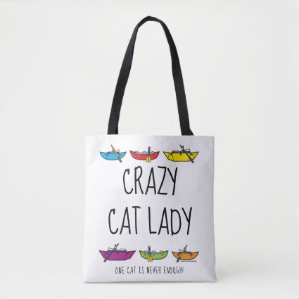 Crazy Cat Lady Rafters Tote Bag