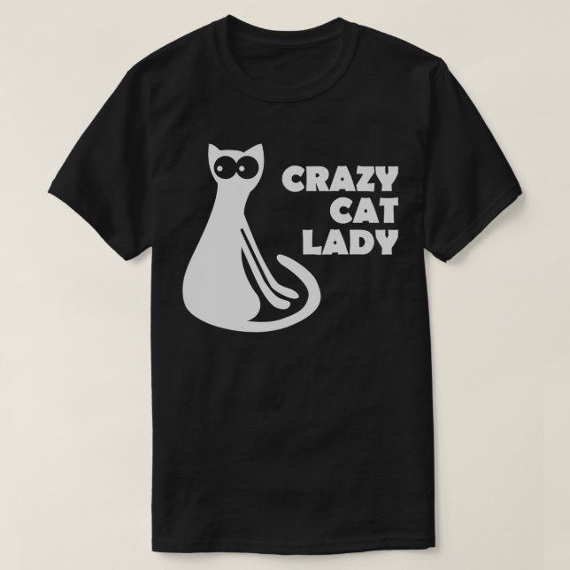 Crazy Cat Lady  T-Shirt (Design Front)