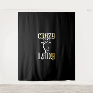 Crazy Cat Lady Tapestry