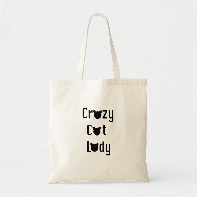 Crazy Cat Lady Tote (Front)