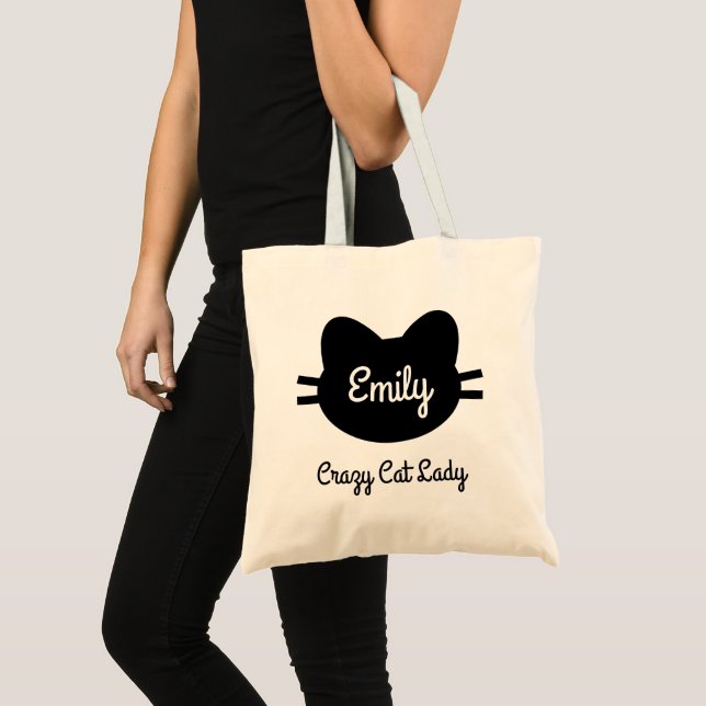 "Crazy Cat Lady" Tote (Front (Product))