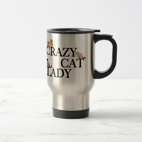 Crazy Cat Lady Travel Mug