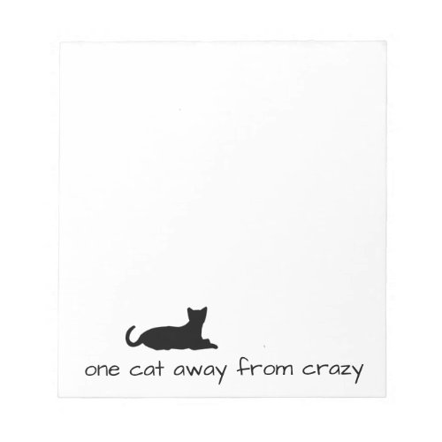 Crazy Cat Notepad