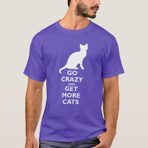 Crazy Cat Person T_Shirt