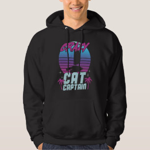 Crazy Catamaran Captain Sailing Sailor  3 Hoodie