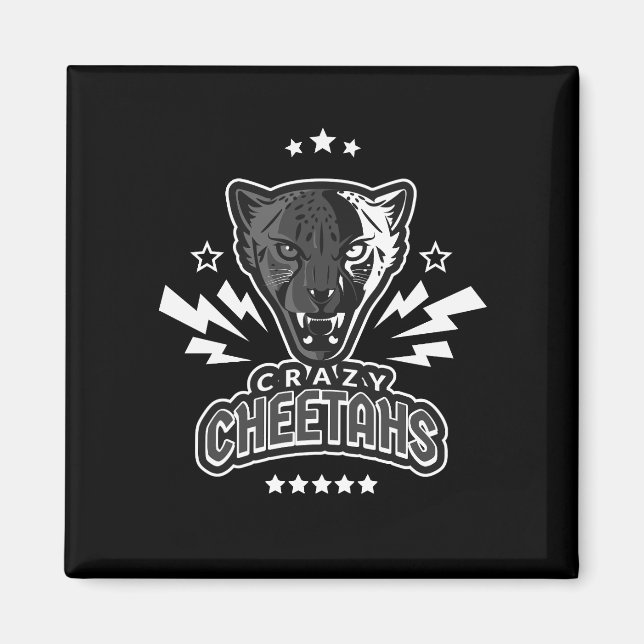 Crazy Cheetahs Magnet (Front)