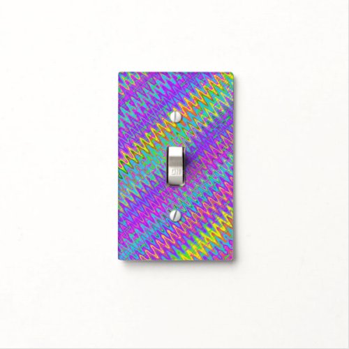 Crazy Chevron Light Switch Cover