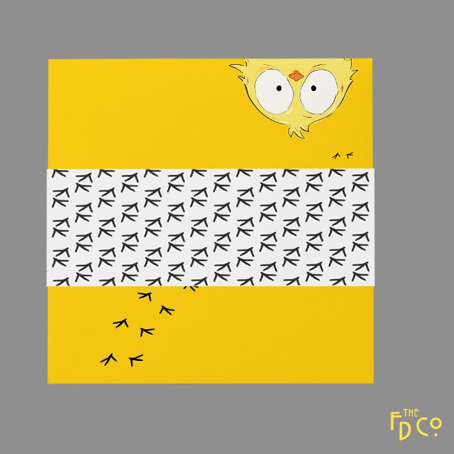 Crazy Chicken Footprint Pattern Belly Band (Creator Uploaded)
