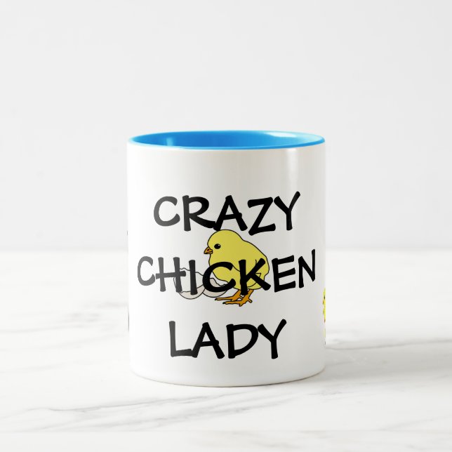 Crazy Chicken Lady Coffee Mug (Center)