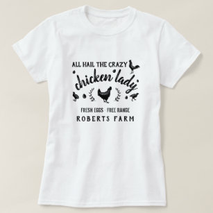 PUTIEN Farm House Decor All Over Print T-Shirt,95% Polyester,Childrens Short Sleeve T 