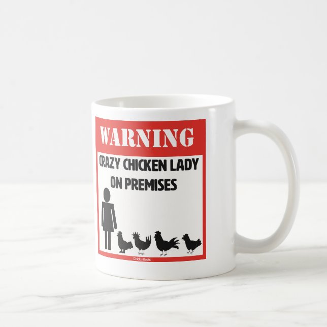 Crazy Chicken Lady Mug (Right)