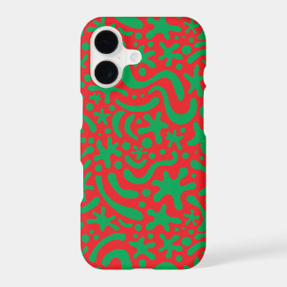 Crazy Christmas Blob and Squiggle iPhone 17 Case