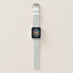 crazy christmas deer apple watch band