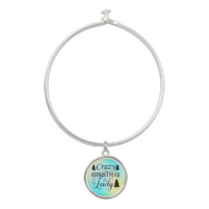 Crazy Christmas Lady-45322 Bangle Bracelet
