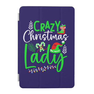 Crazy Christmas Lady-84653 iPad Mini Cover