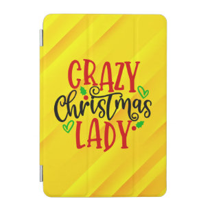 Crazy Christmas Lady-84654 iPad Mini Cover