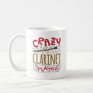 Crazy Clarinet Player Clarinetist Coffee Mug