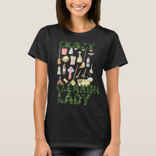 Crazy Cleaning Lady Housekeeping Saying Humor T-Shirt